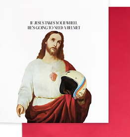 Cardideology Jesus Needs a Helmet