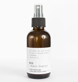 Bath Poetry Bath Poetry Linen & Body Spray Long Weekend