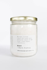 Bath Poetry Bath Poetry Bath Salts Long Weekend