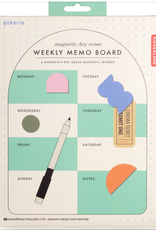 Kikkerland Dry Erase Weekly Board