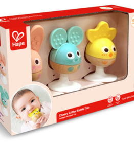 Hape Cheery Critter Rattle Trio