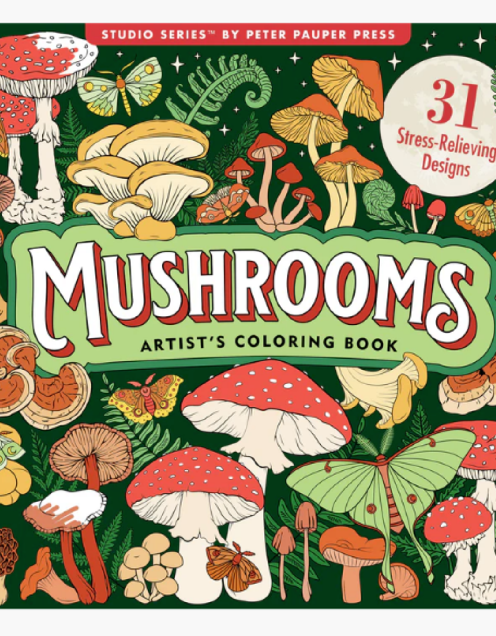 Peter Pauper Press Colour Book Mushrooms