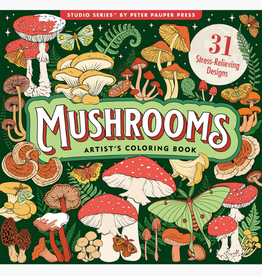 Peter Pauper Press Colour Book Mushrooms