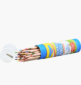 Peter Pauper Press Coloured Pencils Junior 24