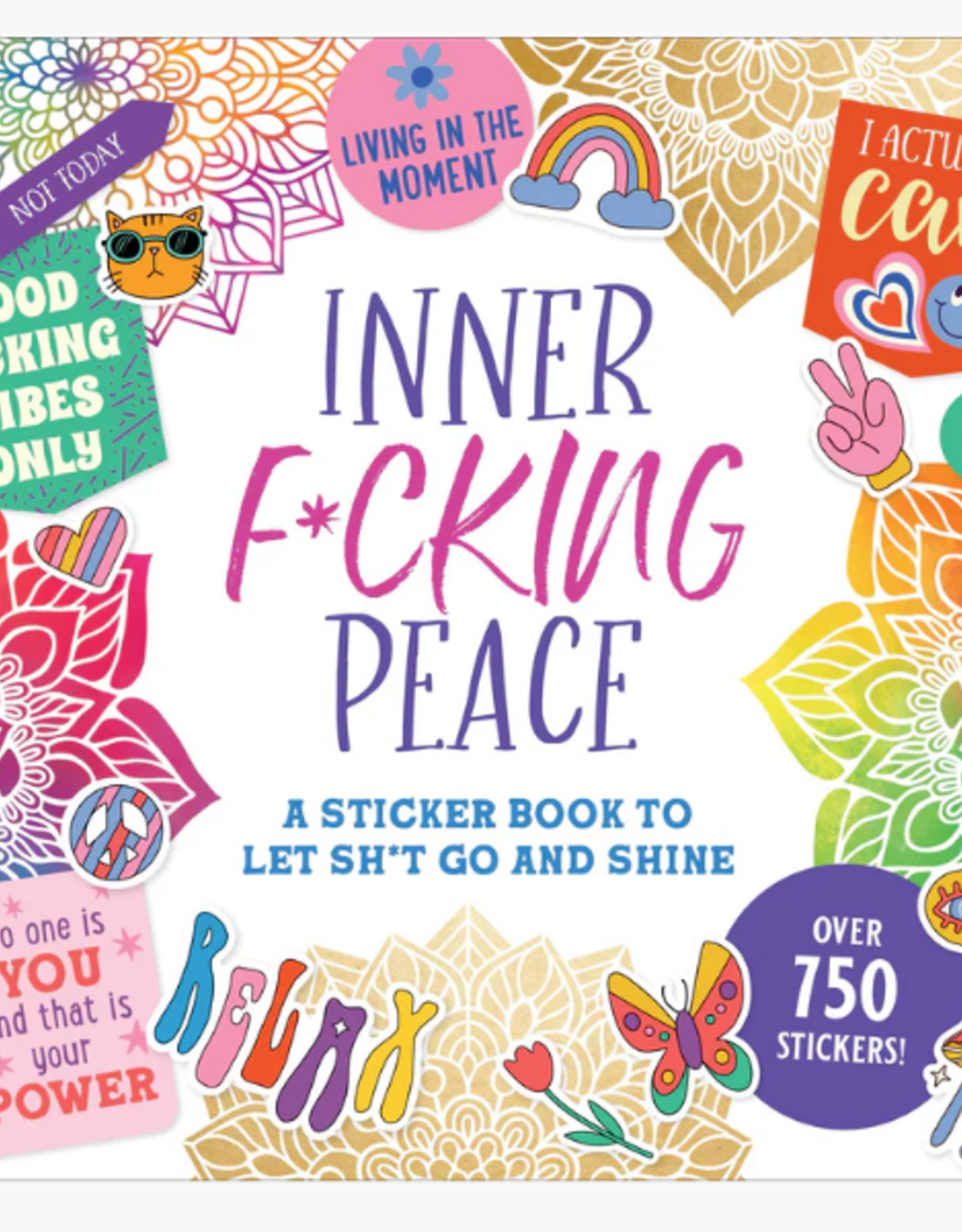 Peter Pauper Press Inner F#ing Peace Sticker Book