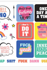 Peter Pauper Press Inner F#ing Peace Sticker Book