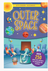 Peter Pauper Press Outer Space Sticker Scene Book