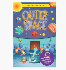 Peter Pauper Press Outer Space Sticker Scene Book