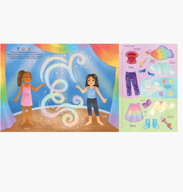 Peter Pauper Press Rainbow Magic Sticker Doll Dress-Up Book