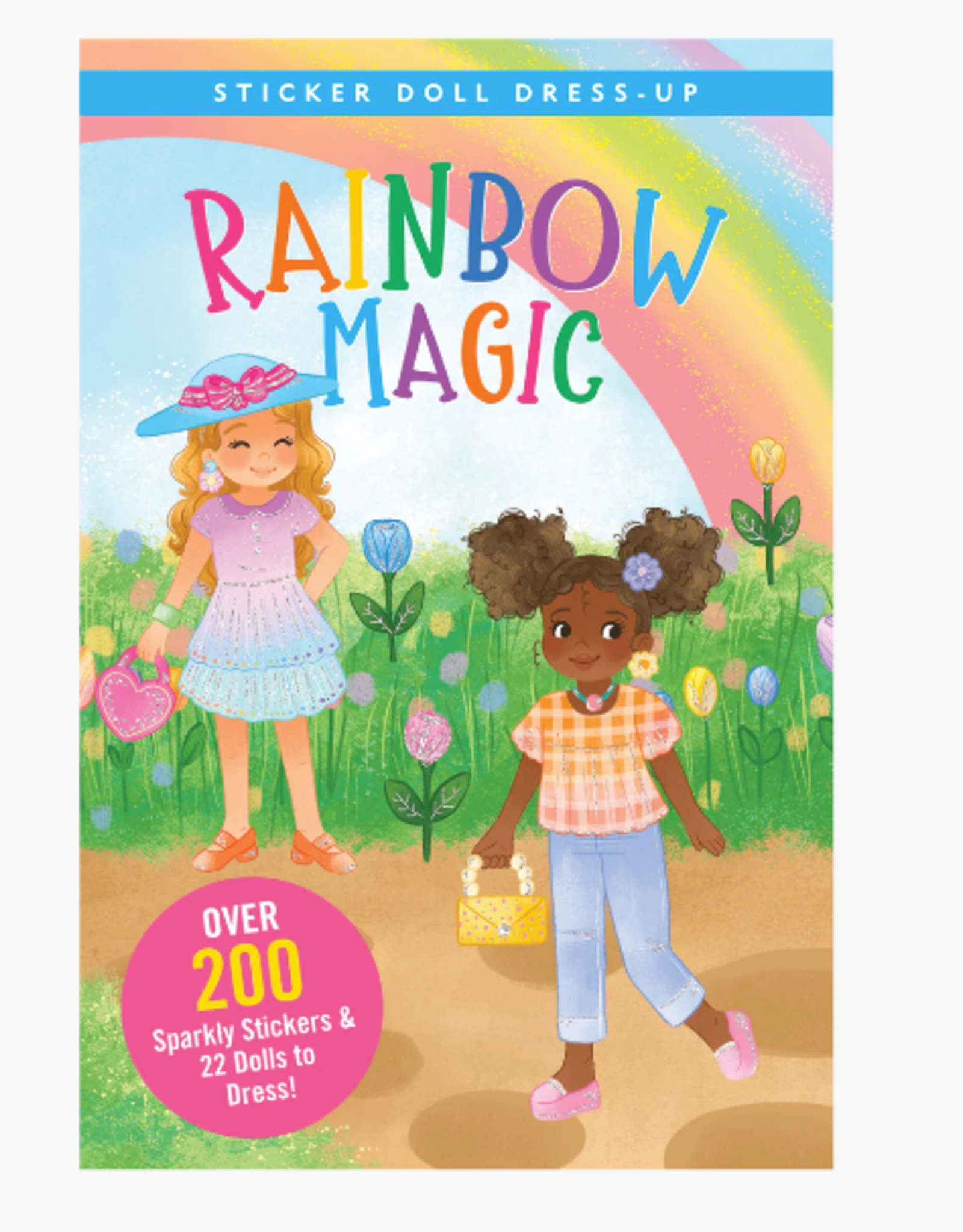 Peter Pauper Press Rainbow Magic Sticker Doll Dress-Up Book