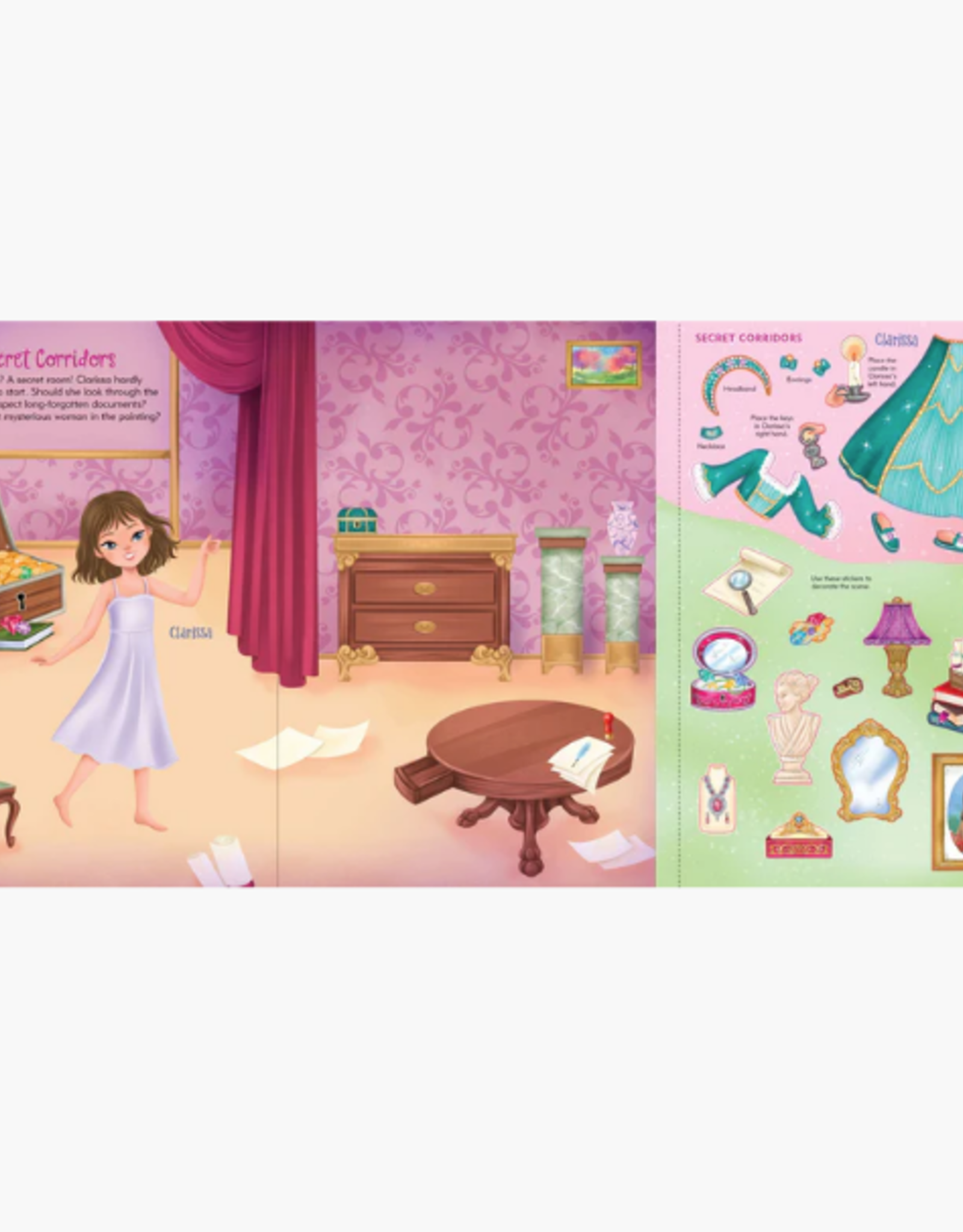 Peter Pauper Press Princess Sticker Doll Dress-Up Book