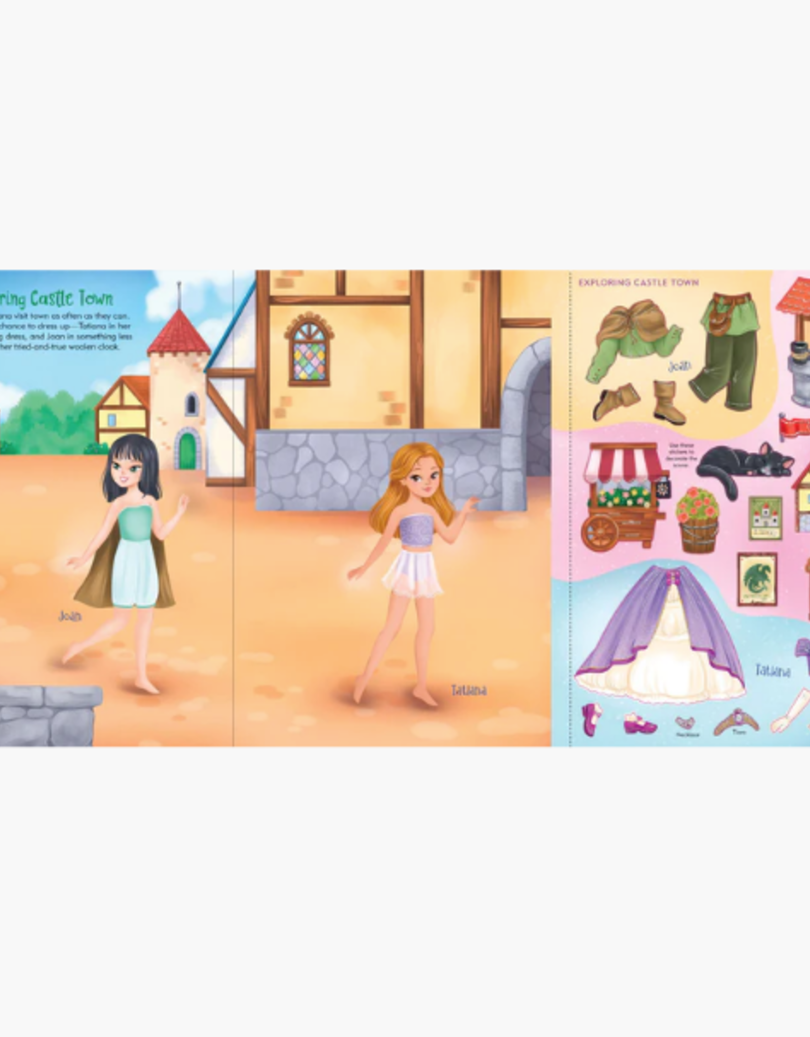 Peter Pauper Press Princess Sticker Doll Dress-Up Book