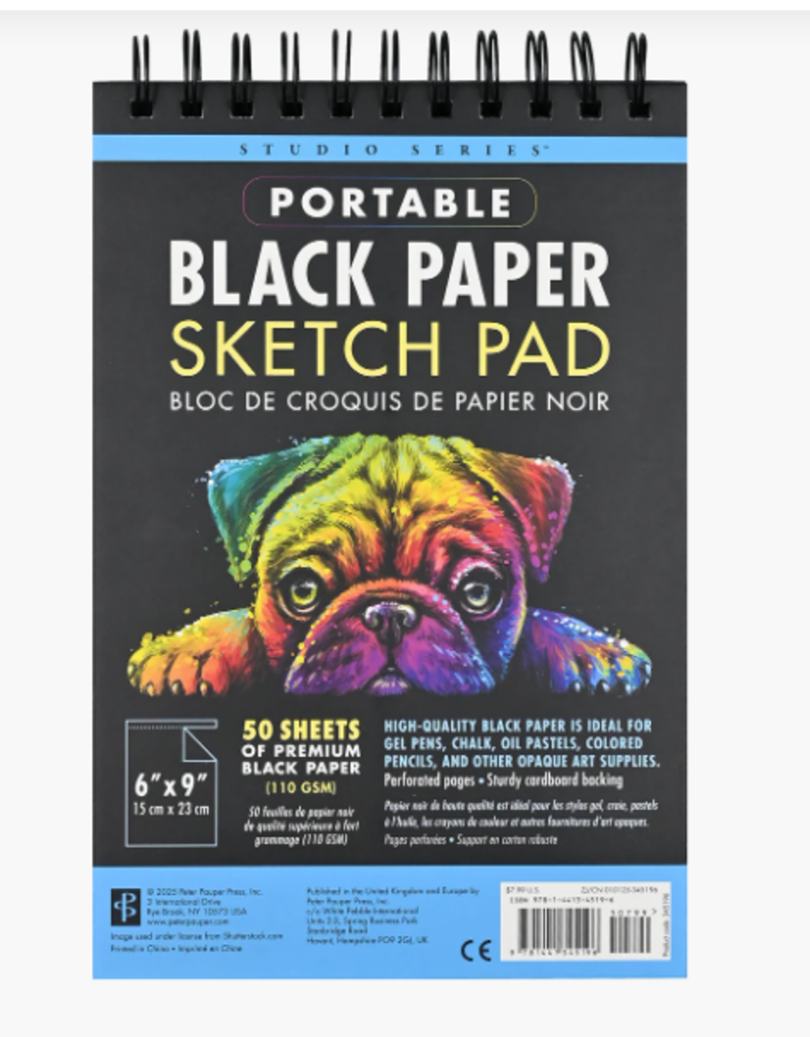 OOLY Black Paper Portable sketchbook SS