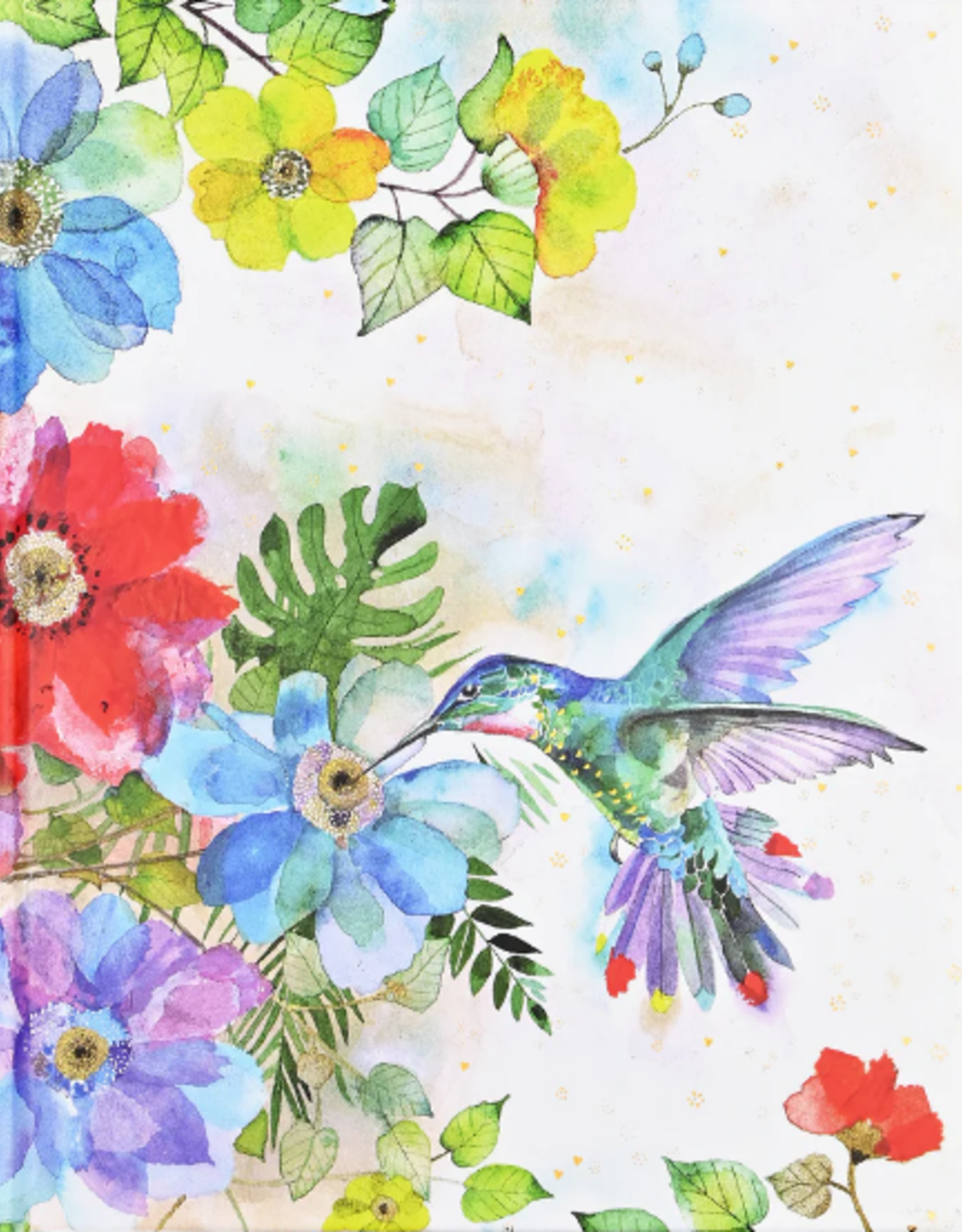 Peter Pauper Press Lg Journal Hummingbird Garden