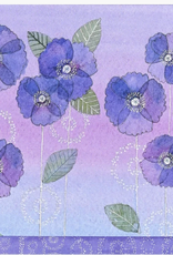 Peter Pauper Press Note Cards -Watercolor Violets