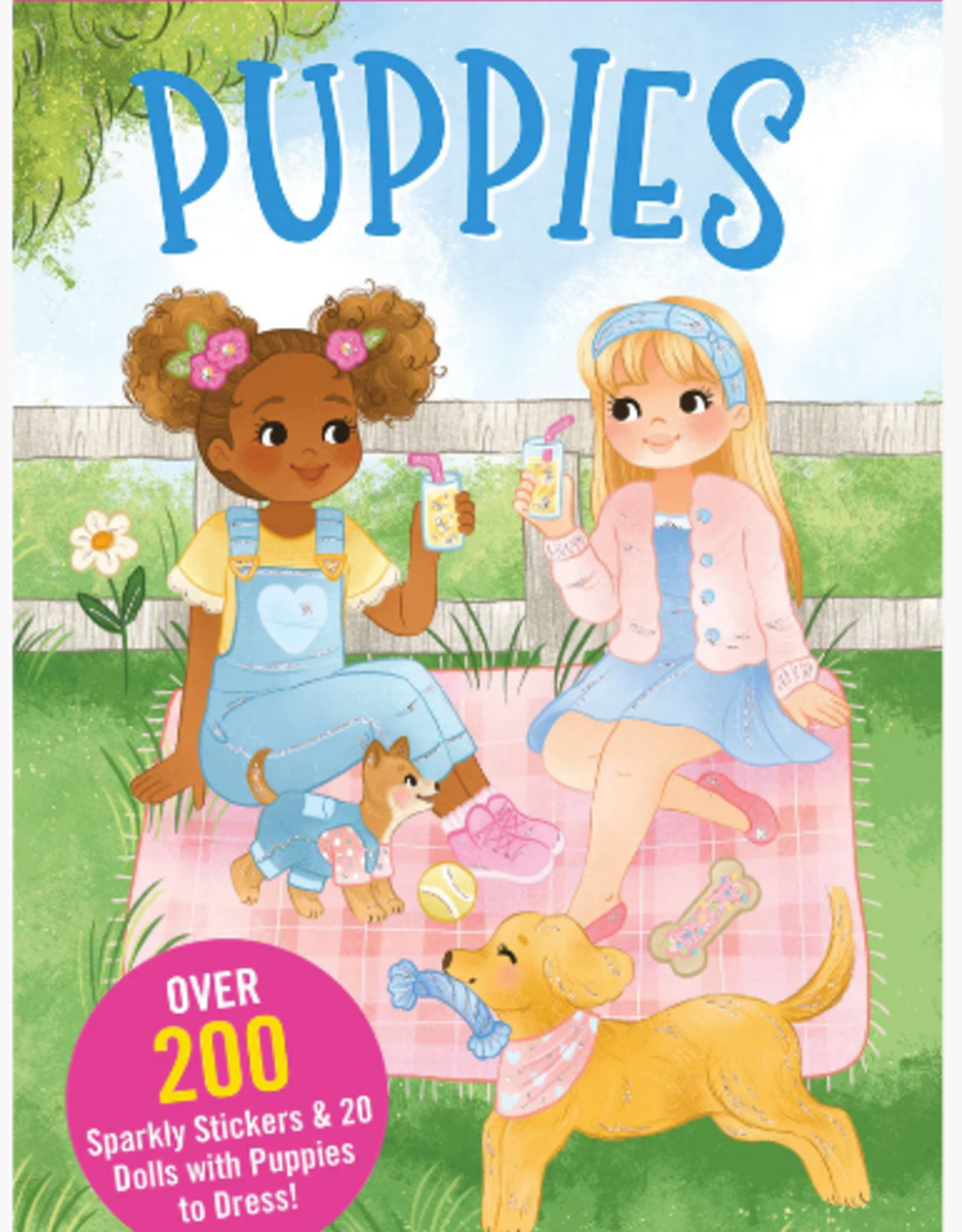 Peter Pauper Press Puppies Sticker Doll Dress-Up Book