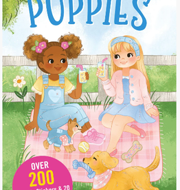 Peter Pauper Press Puppies Sticker Doll Dress-Up Book