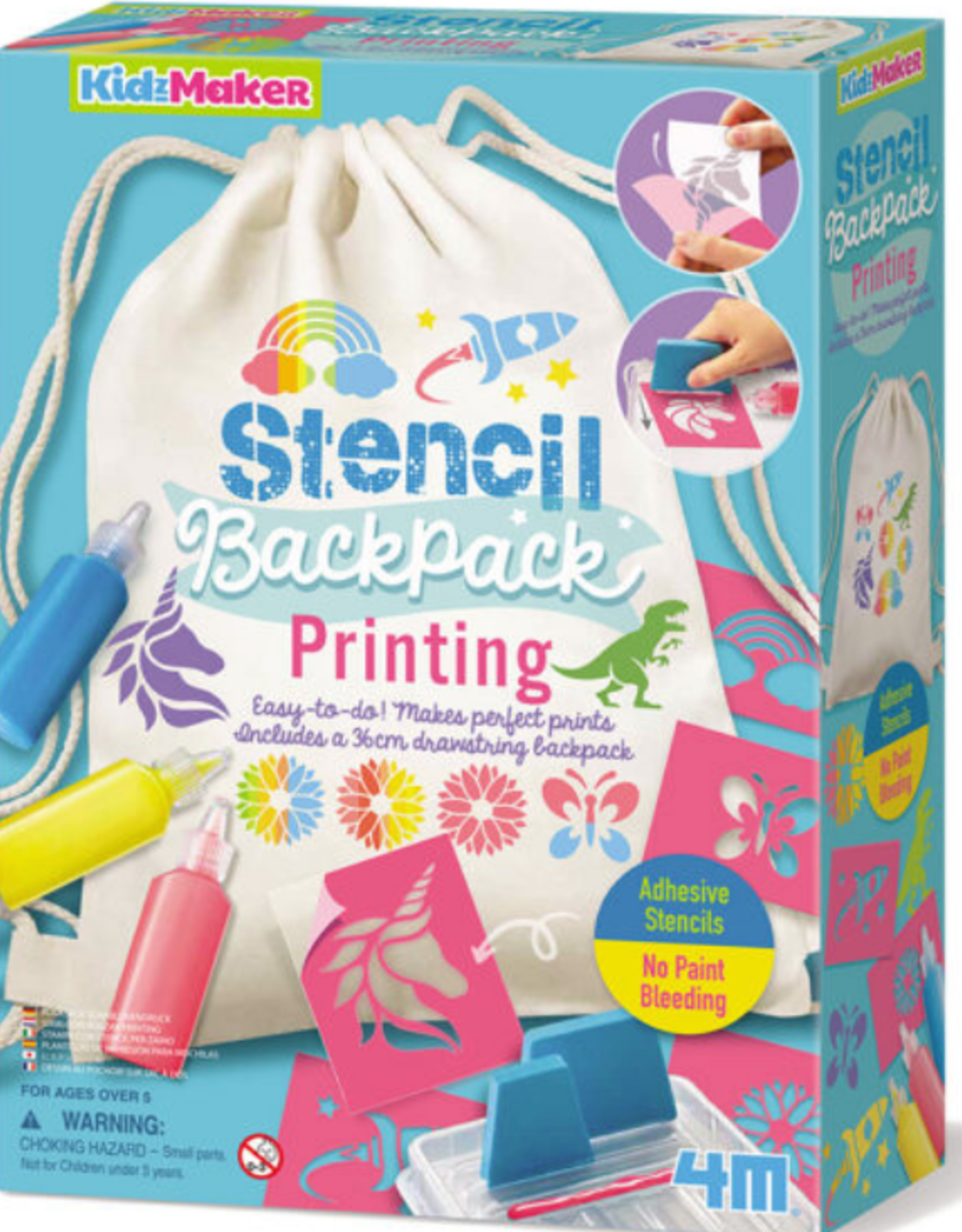 4M/Playwell Stencil Backpack Printing