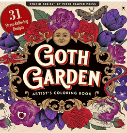 Peter Pauper Press Colouring Book Goth Garden
