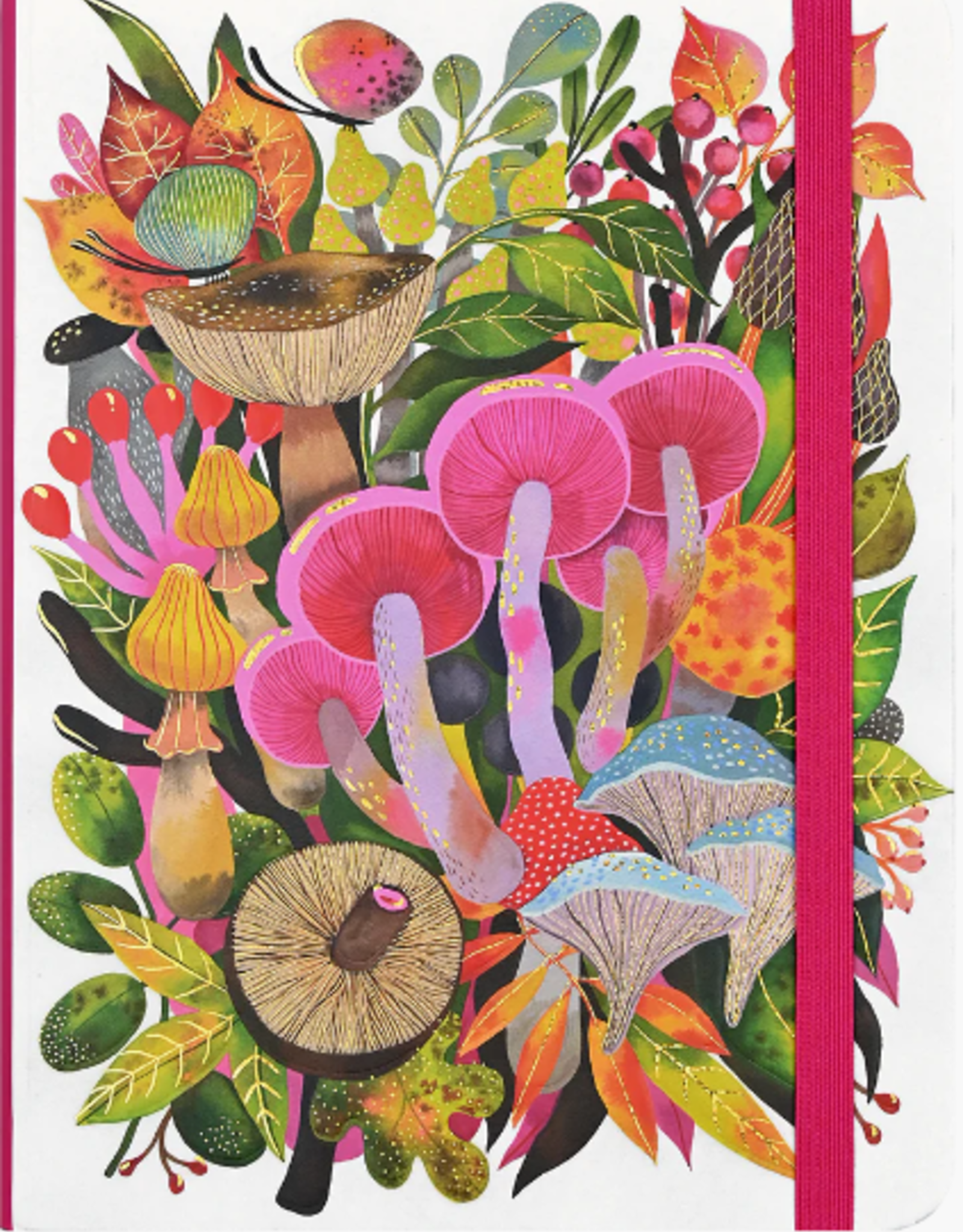 Peter Pauper Press Mushroom Medley Mid  Journal