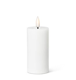 Luxlite Wht LED Pillar Candle 2x4"H
