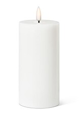 Luxlite Wht LED Pillar Candle 3x6"H