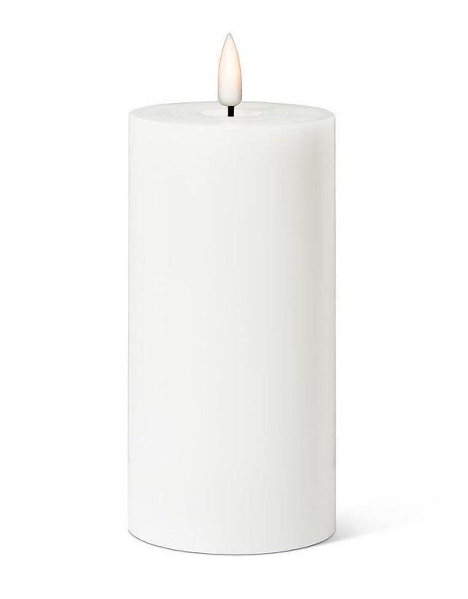 Luxlite Wht LED Pillar Candle 3x6"H