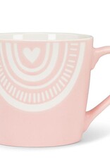 Abbott Pink Heart Mug