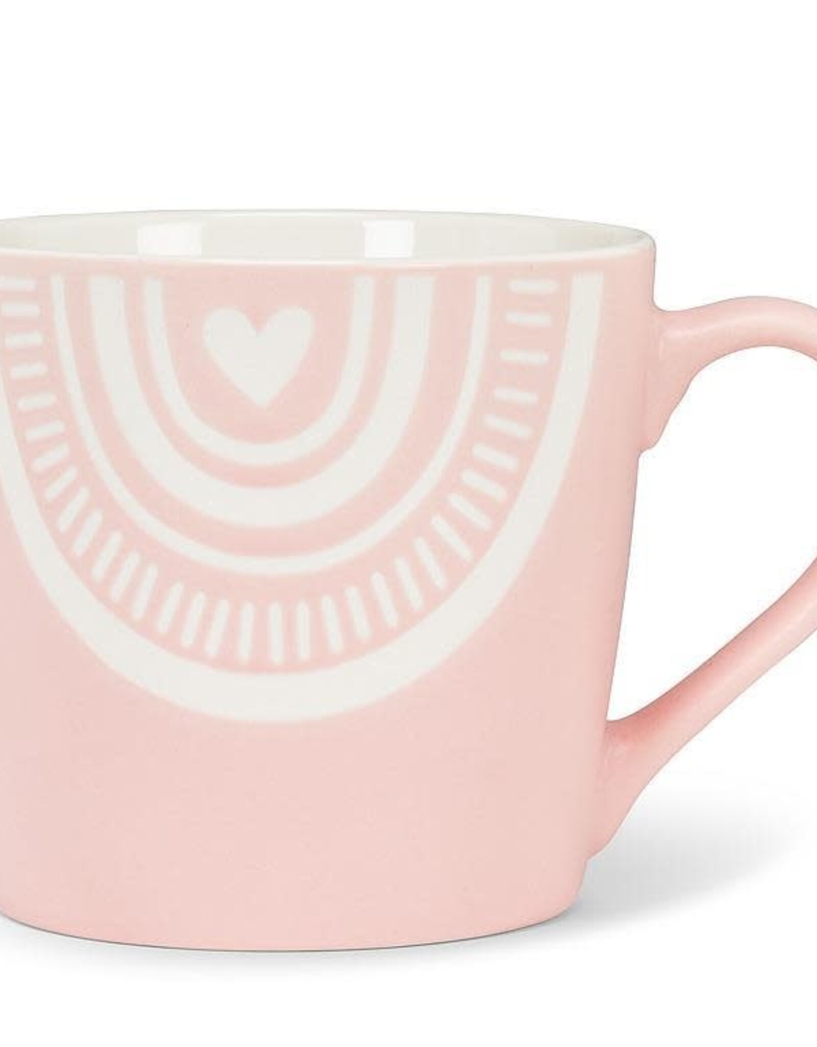 Abbott Pink Heart Mug
