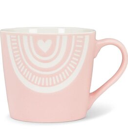 Abbott Pink Heart Mug