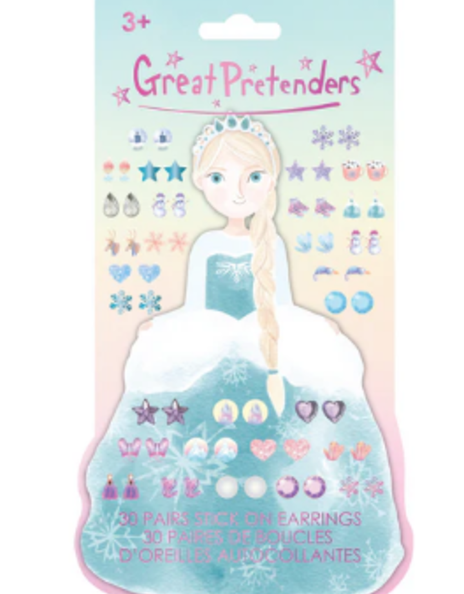 Creative Education Frosty Sister Stick on Earrings