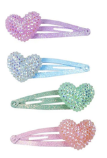 Great Pretenders Sparkle Heart Bobble Hair clips