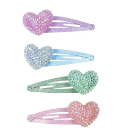 Great Pretenders Sparkle Heart Bobble Hair clips