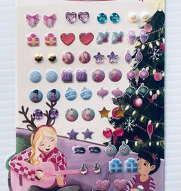 Creative Education Holiday Stick on Earrings