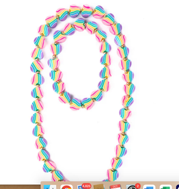 Great Pretenders Heart of Many Col. Necklace/Bracelet
