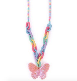 Great Pretenders Kaleidoscope Butterfly Necklace