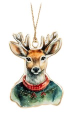 Abbott Deer in Sweater Orn