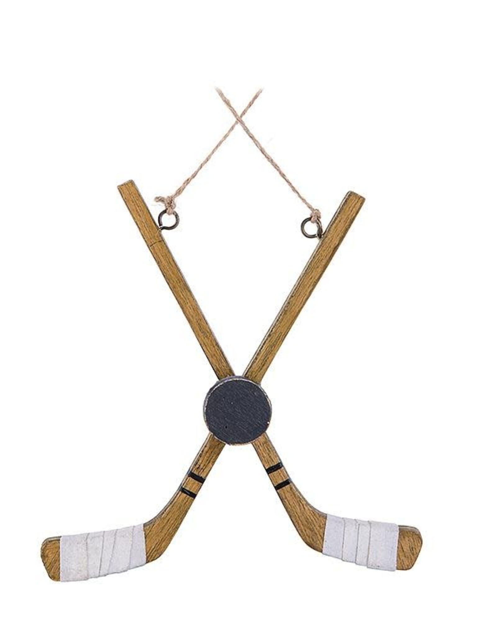 Abbott Hockey Stick w/Puck Orn