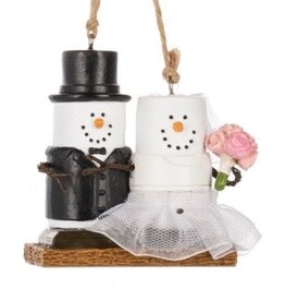 Smores Origianl Smores Ornament Bride/Groom