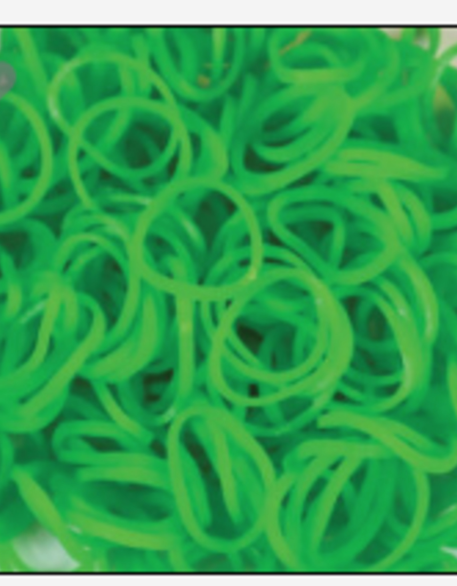 Zibbers Inc. Ass't bands - Rainbow Loom Lime Green