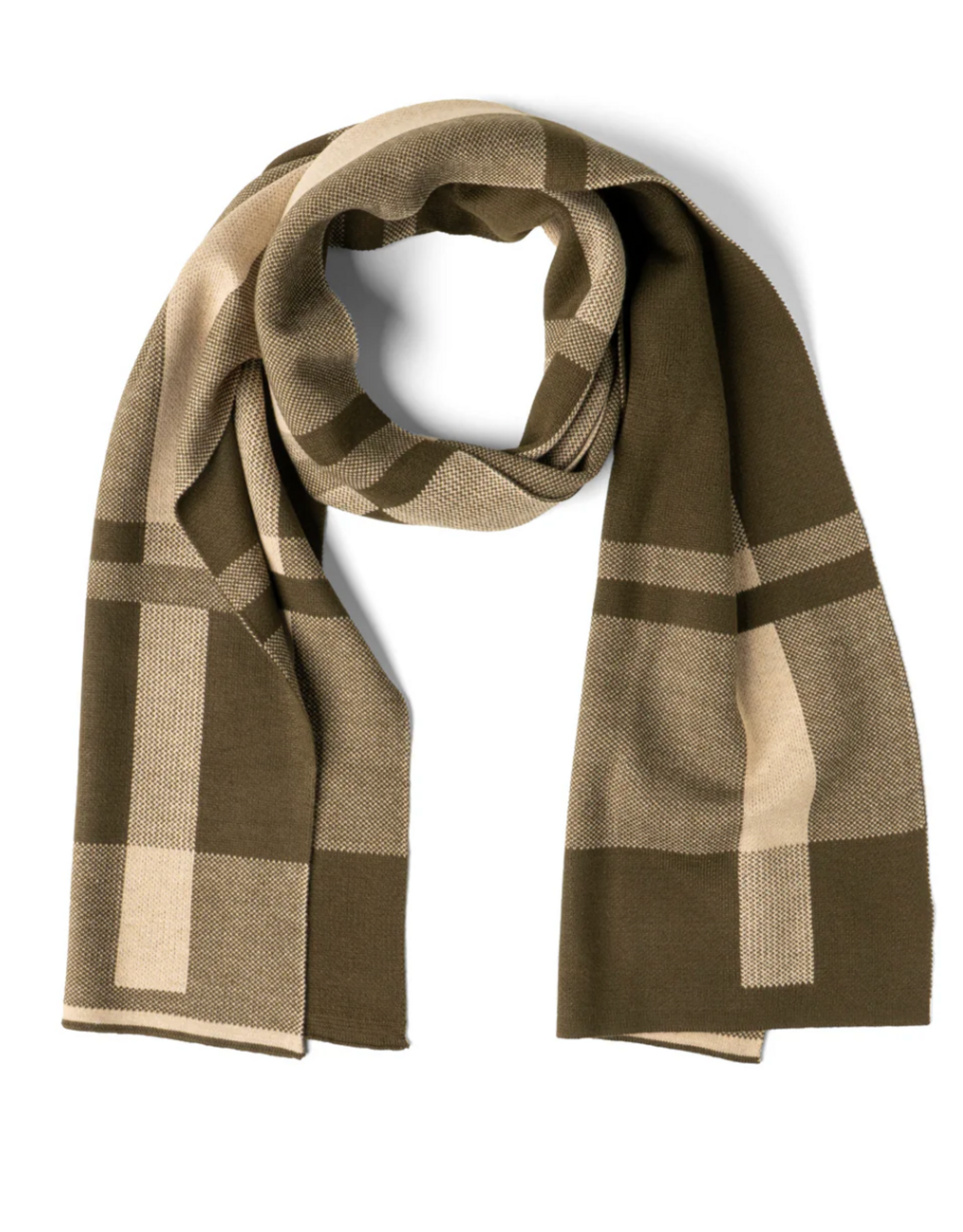 CGCC Men's Plaid Scarf Green