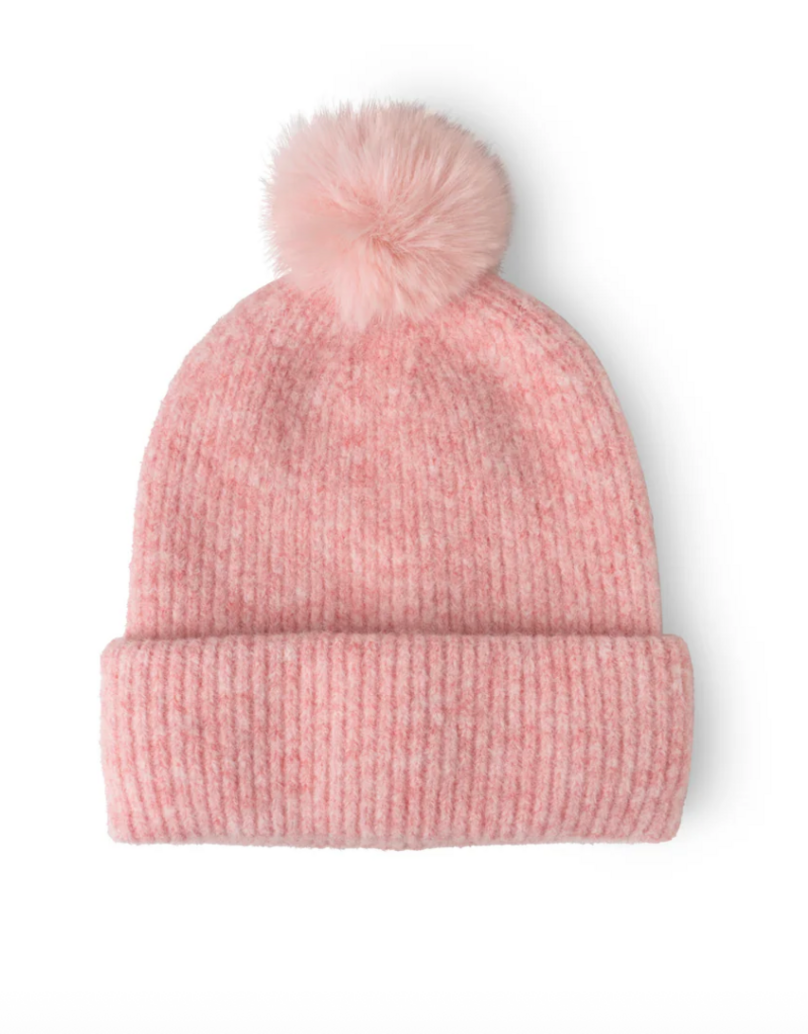 CGCC Powder Knit Ultra Soft Pom Hat Pink