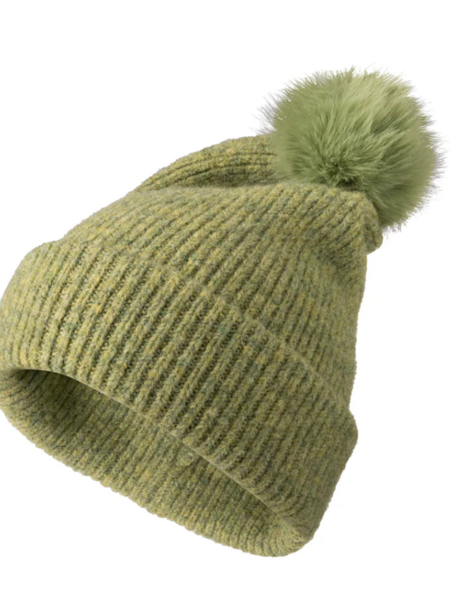 CGCC Powder Knit Ultra Soft Pom Hat Green