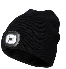 CGCC Recharg. LED Beanie Blk