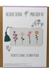 Embroidery Kit/Flower Pouch