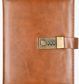 Peter Pauper Press Artisan Brown Locking Journal