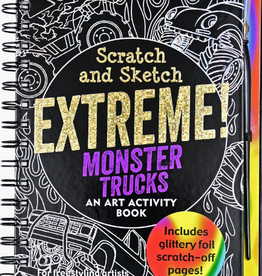 Peter Pauper Press Scratch & Sketch MonsterTrucks