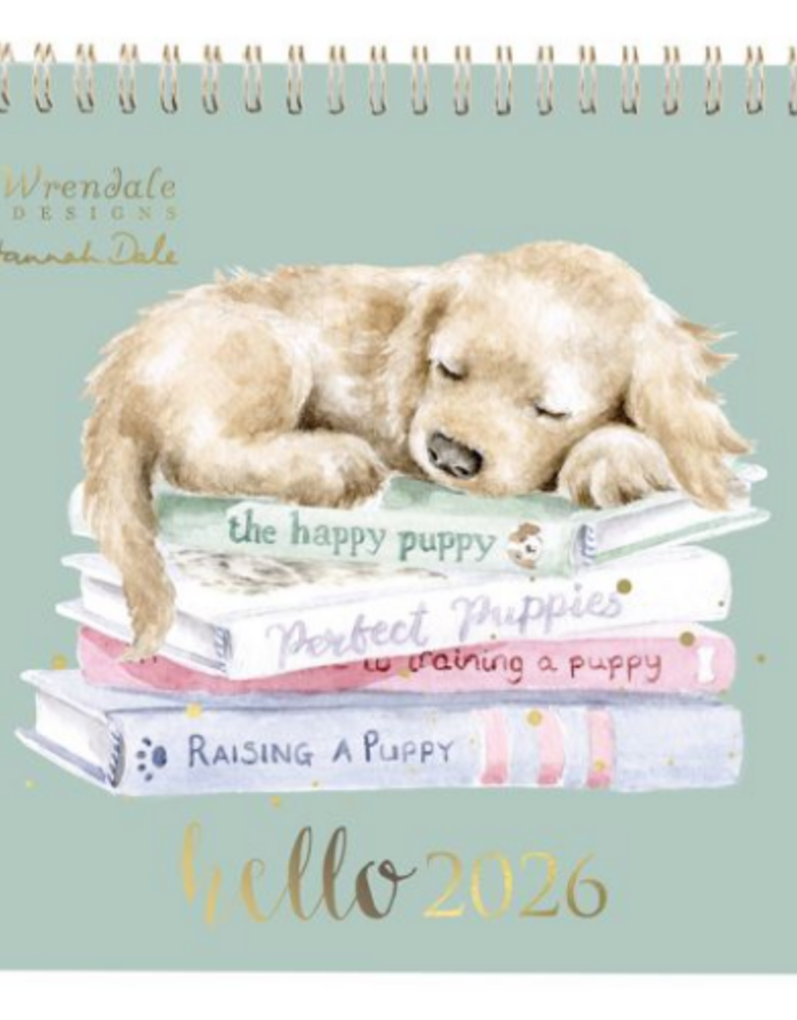 Wrendale Hello 2026 Desk Calendar