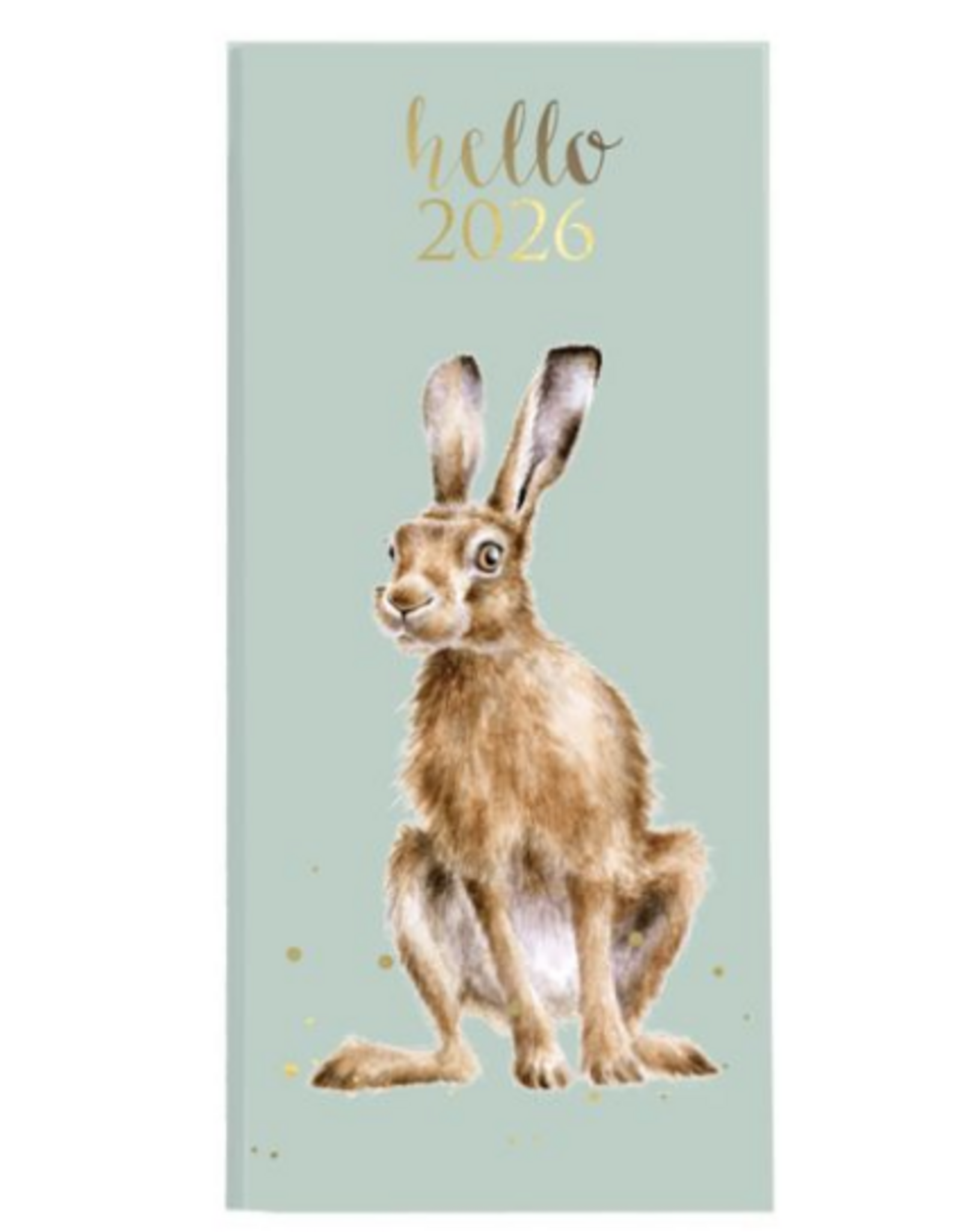 Wrendale Slim Calendar hello 2026