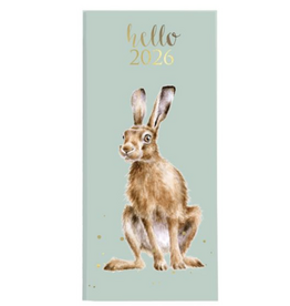 Wrendale Slim Calendar hello 2026